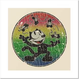 FELIX RHE CAT 80S - RETRO STYLE Posters and Art